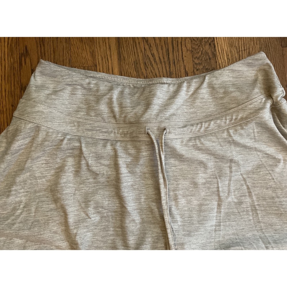 Kyodan Heather Gray Space Dye Active Skort Drawstring Athletic Skirt Size Medium